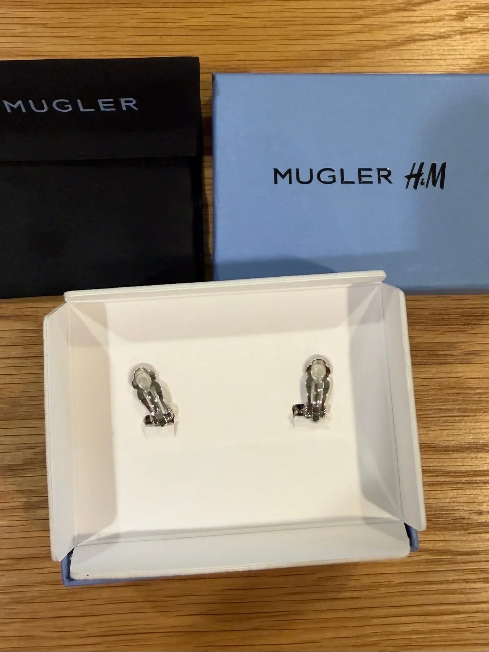 Mugler Silver Star Cuff Links